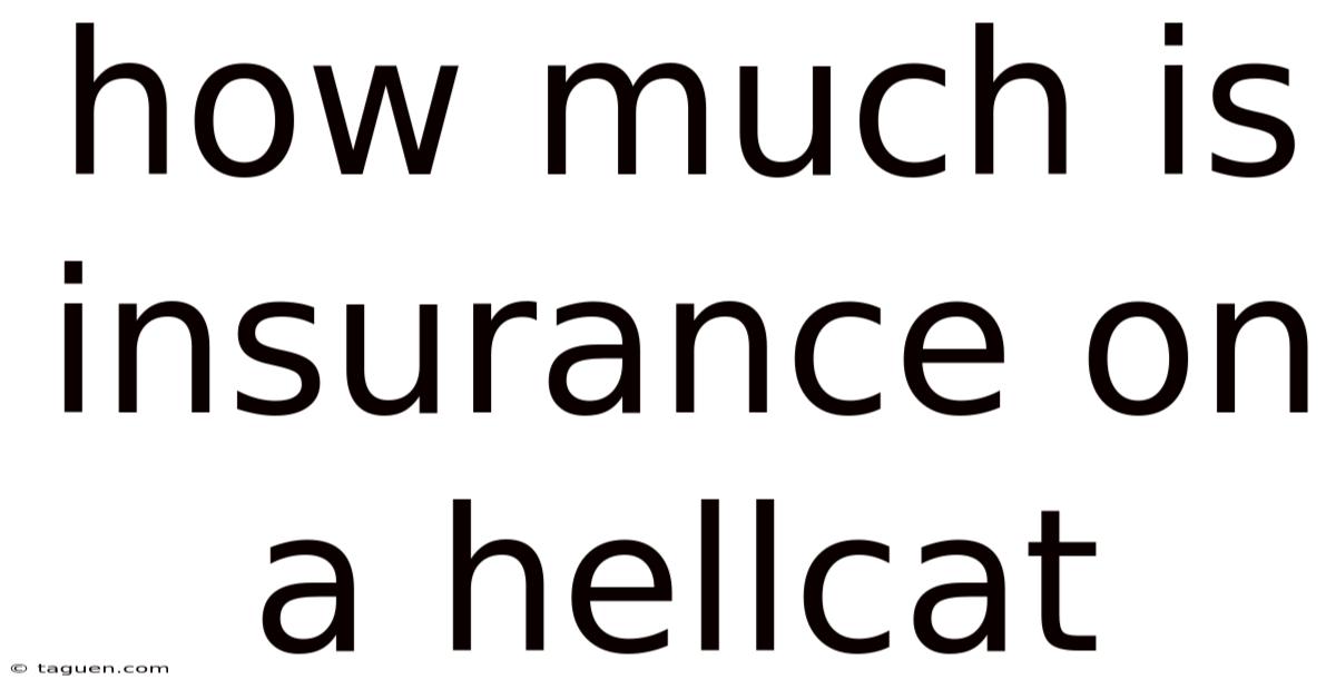 How Much Is Insurance On A Hellcat How Much Is Insurance On A Hellcat
